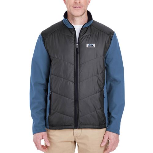 Quilted Front & Back Soft Shell Jacket