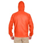 Quarter-Zip Hooded Pack-Away Jacket