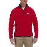 Colorblock Quarter-Zip Fleece Jacket