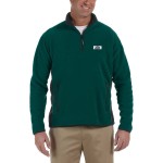 Colorblock Quarter-Zip Fleece Jacket