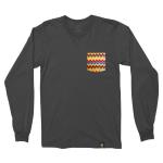 Pink/Yellow Chevron Long-Sleeve