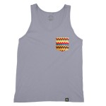 Pink/Yellow Chevron Tank Top