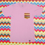 Pink/Yellow Chevron T-shirt