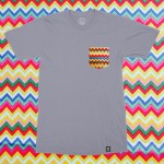 Pink/Yellow Chevron T-shirt