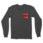 Rebel Red Chevron Long-Sleeve