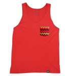 Rebel Red Chevron Tank Top