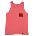 Rebel Red Chevron Tank Top