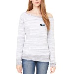 Sponge Fleece Wide Neck Sweatshirt